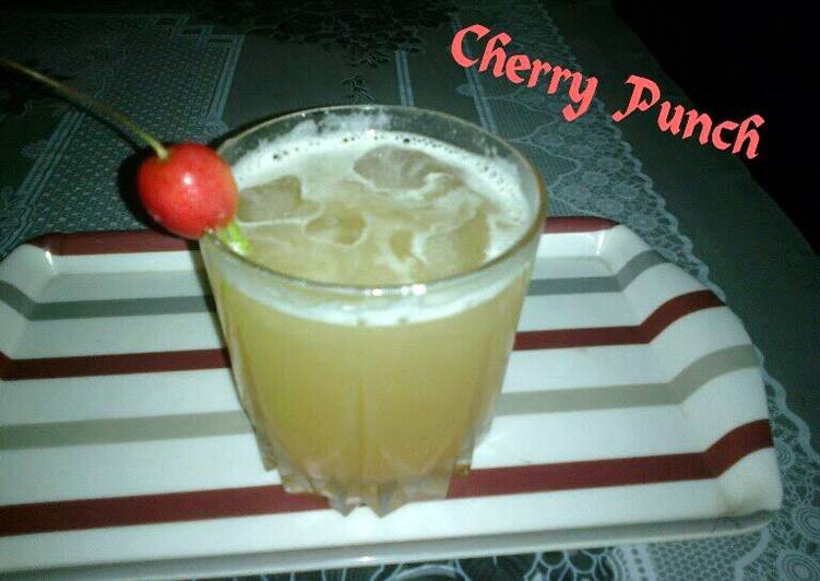 Steps to Make Speedy Cherry Punch