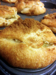 A picture of Drunk Janna's coconut cream muffins.