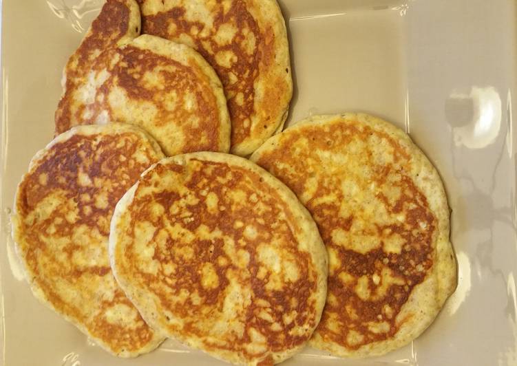 Steps to Prepare Super Quick Homemade Lower carb pancakes.