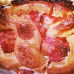 A picture of The Noble Pig Grilled Cheese Pretzel.
