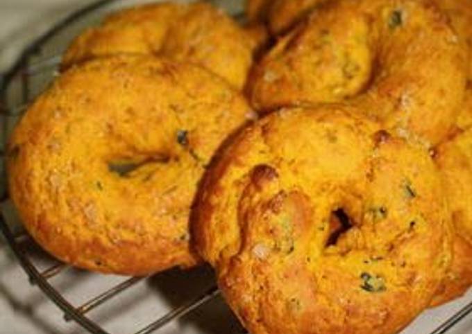 Baked Donuts with Kabocha and Raw Cane Sugar