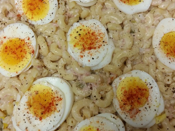 Easy Steps to Make Recipe Mom&amp;#39;s Tuna Macaroni Salad that is Perfect, So Delicious}