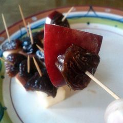 Caramel Apples Vegan style A picture of Caramel Apples Vegan style.