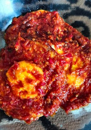 Foto resep Telur ceplok balado