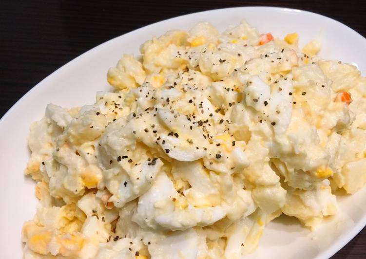 Recipe of Super Quick Potato &amp; egg salad