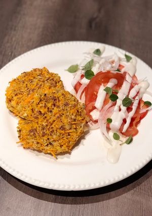 Una foto de Hamburguesas de zanahoria y avena
