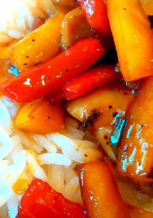 A picture of Sweet and Spicy Chicken Stir-fry.