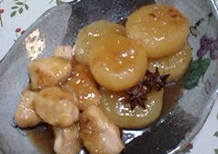 How To Get A Fabulous Soft Stewed Chicken and Daikon Radish