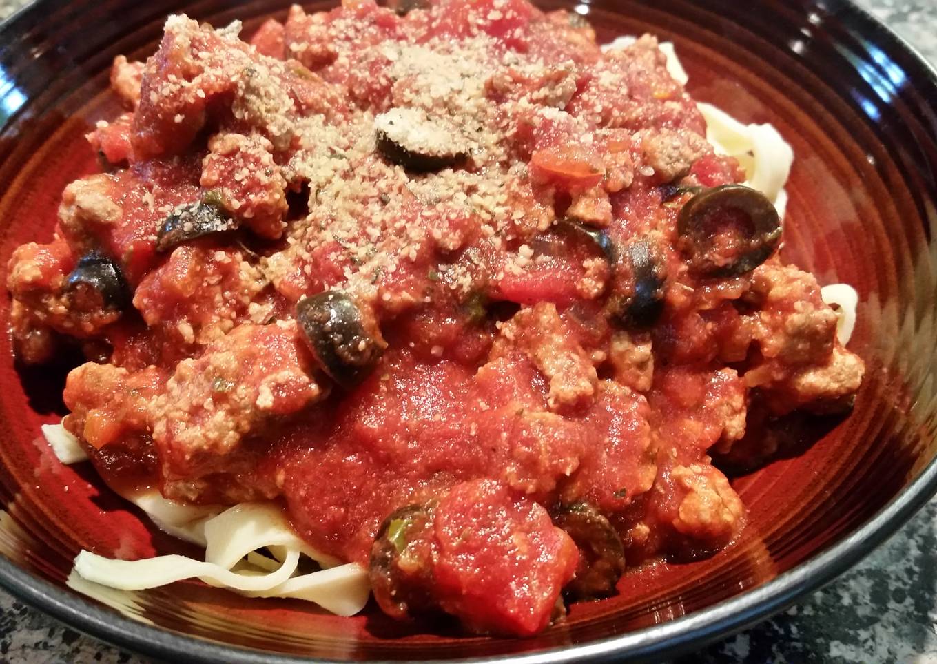 Super thick homemade spaghetti sauce