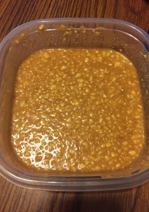 A picture of L's Tangy Natural Nime Chow Peanut Sauce.