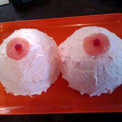 A picture of Ladybirds Rockmelon Melons (Boobs).