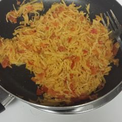 A picture of Spicy spaghetti.