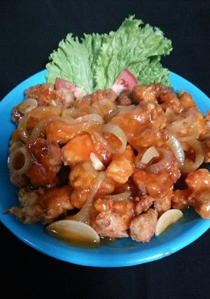 Foto resep Ayam crispy saus tomat