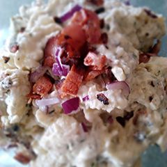 A picture of Blue Cheese Potato Salad.