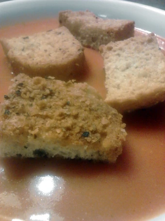 Easy Way Prepare Recipe Italian Parmesian Croutons for Soups that is So Delicious, Addictive}