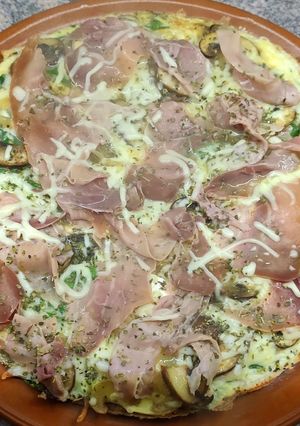 Una foto de Tortipizza de espinacas