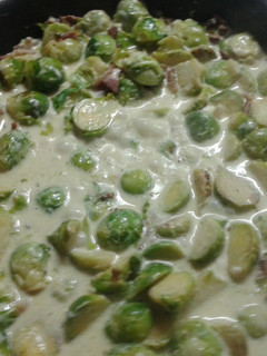 A picture of Bacon Bleu Sprouts.