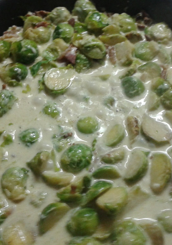 A picture of Bacon Bleu Sprouts.