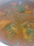 Pollo en adobo con nopales a la Mario, s