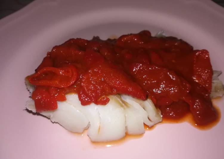 Bacalao a la vizcaína en 10'