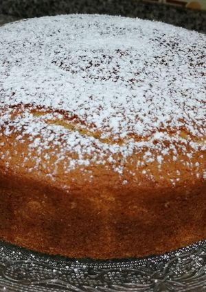 Una foto de Bizcocho de Vainilla con un HUEVO / pastel, cake