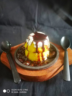A picture of Instant Sizzler Moong Dal Halwa.