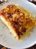 Pastel de cebollas y queso