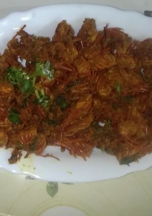 A picture of Prawns Head Fry.
