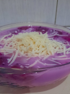 Foto resep Es Buah Naga Susu Keju