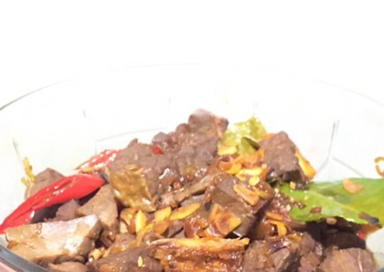 Oseng Paru Pedas Daun Jeruk