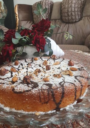 عکسی از دستور 🎂🥚کیک یک تخم مرغی قابلمه ای🥚🎂