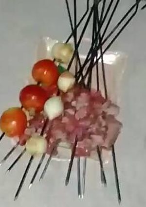 صورة لوصفة كبدة وفشة الخاروف مشوية 😅😅