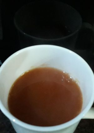 A picture of Instant tomato soup within 2 min.