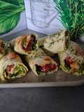 🌯🥑 Wraps Gourmands au Poulet, guacamole & Fromage Frais à l’Ail