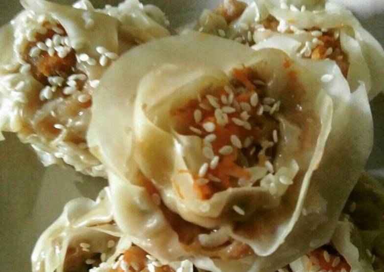 Langkah Mudah untuk Membuat DimSum / Siomay Mawar, Enak Banget