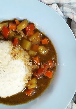Foto resep Kare jepang (vegetables curry)