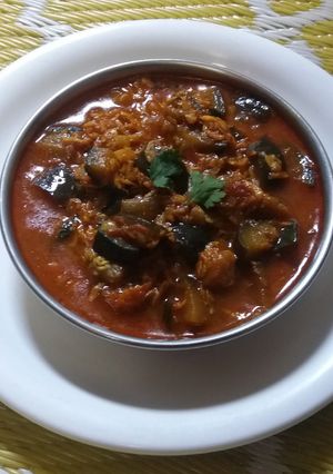 सुकट जवळा वांगे रस्सा रेसिपी चे मुख्य फोटो