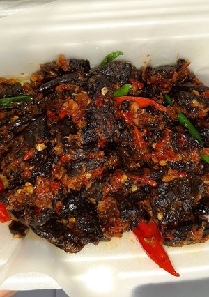 Foto resep Paru goreng balado