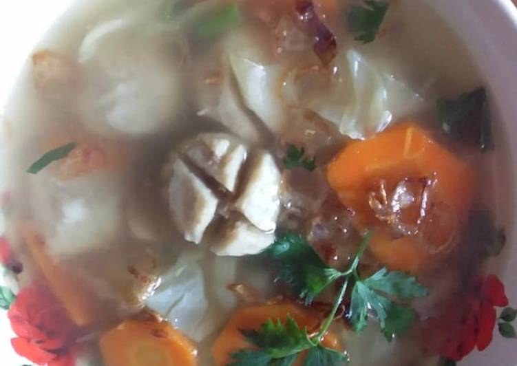 Cara Memasak Sop bakso ayam wortel eco tenan😂😂 Kekinian