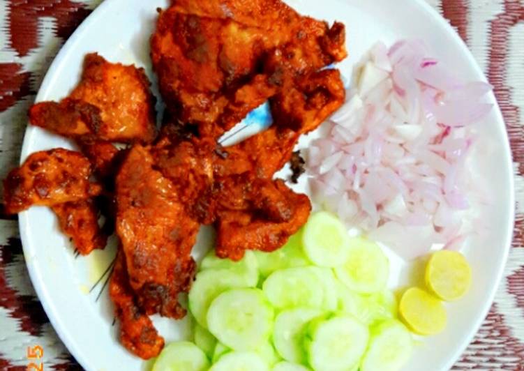 How to Cook Tasteful The Spicy Tawa Chicken Fry phaal