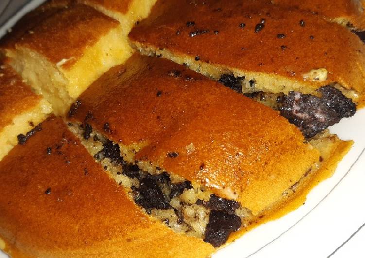 Martabak maniez oreo dan keju bersarang