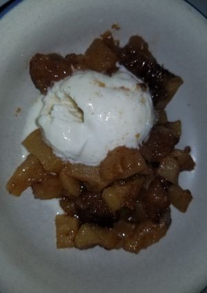 A picture of Apple Brown Betty.