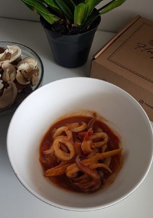 Foto resep Cumi Saos Merah
