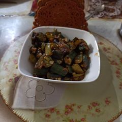 Okra Manchurian A picture of Okra Manchurian.