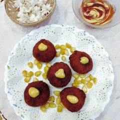 A picture of Paneer Corn balls.