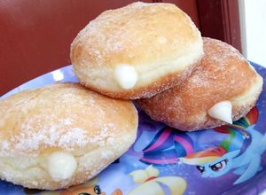 Foto resep Bomboloni donuts with lemon vla