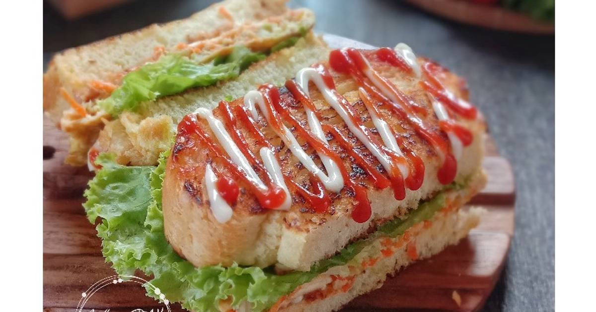 Resep Korean Street Toast Oleh Ardhaniluvnabva Cookpad