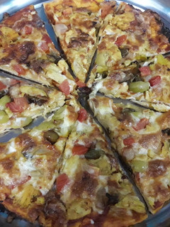 صورة لوصفة بيتزا الخضار 🍕