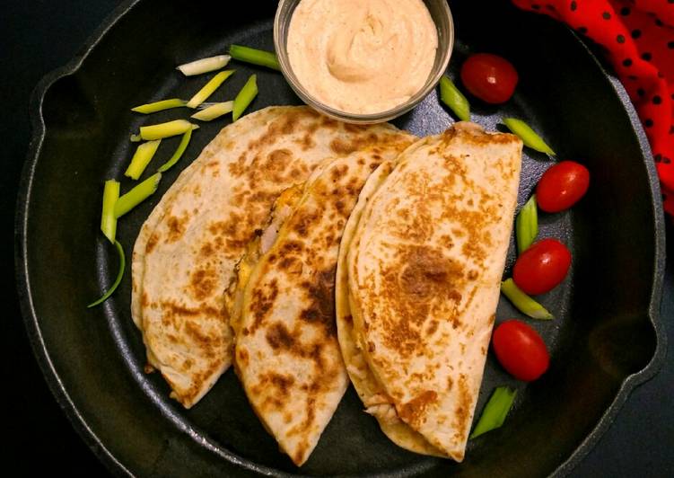 Simple Way to Cook Perfect Chicken Quesadillas