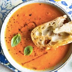 A picture of Roasted Tomato Soup.